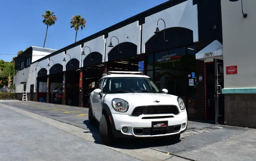 MINI Countryman parked outside Import MotorWorx